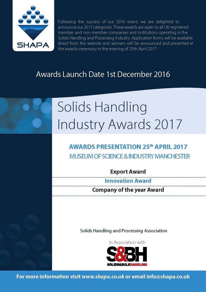 Solids Handling Industry Awards 2017